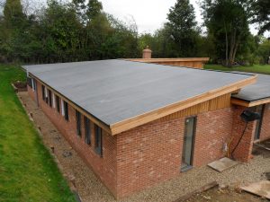 New build roofing project