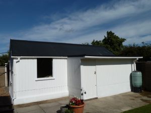 Sloping EPDM Roof Outbuilding